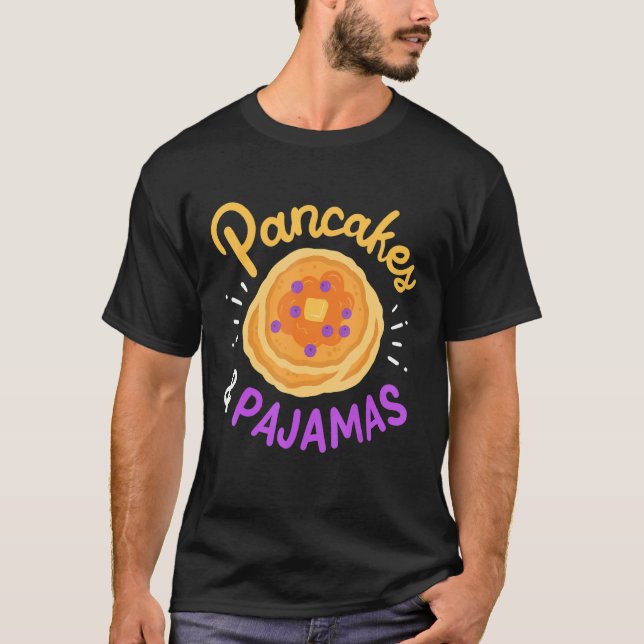 Camiseta Pancake Pajama Sleepover Party (Frente)