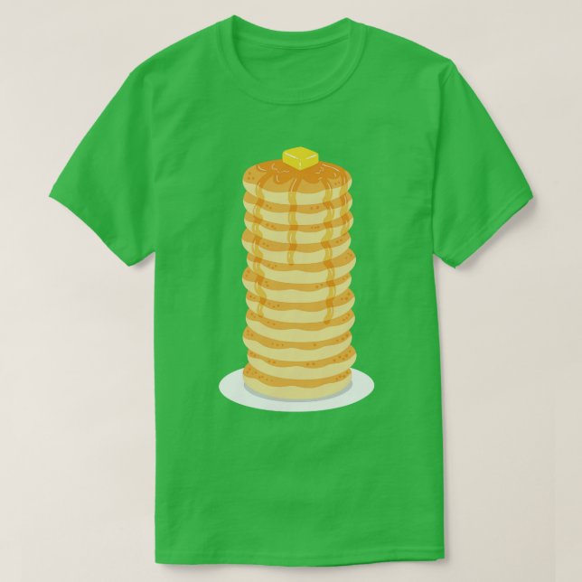 Camiseta Pancake Stack of Pancakes (Frente do Design)