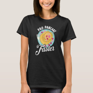 Camiseta Pancake Taster Comendo Café da Manhã Pancak Dia do