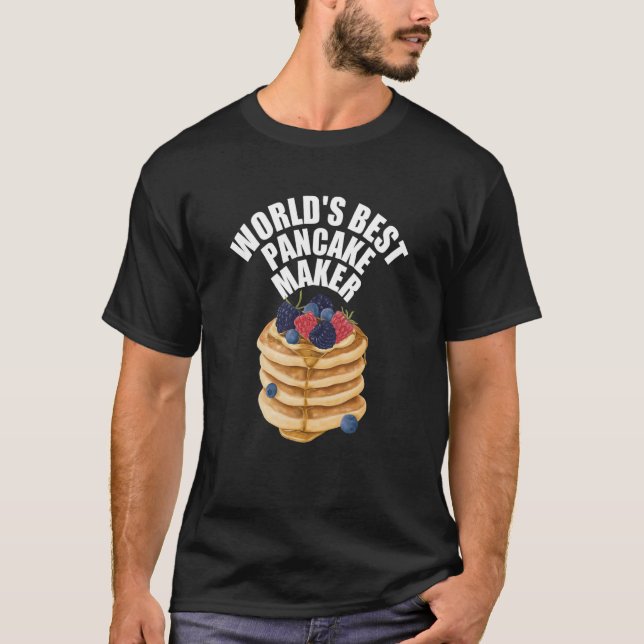 Camiseta Pancake World's Best Pancake Maker 1 (Frente)