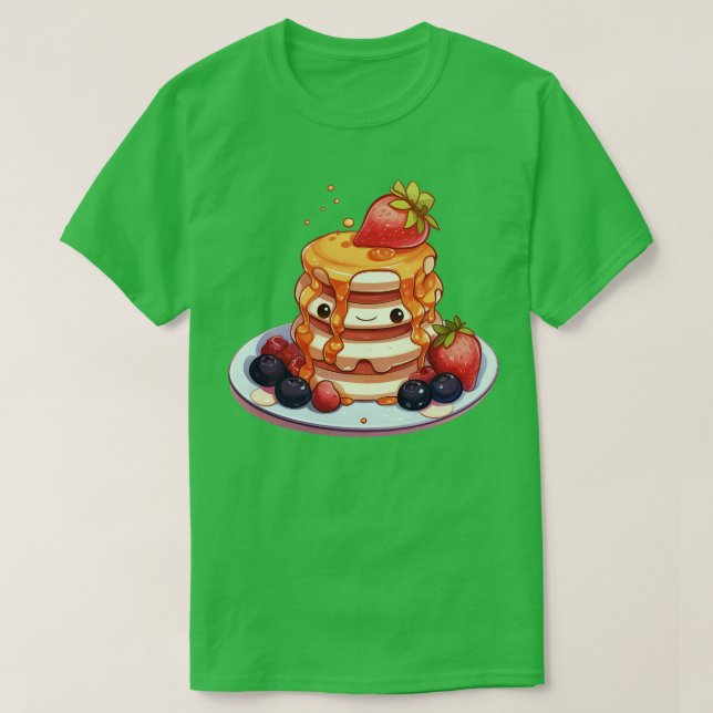 Camiseta Pancakes Fluffy 1 (Frente do Design)