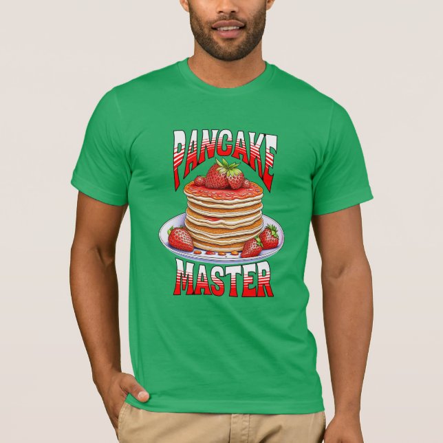 Camiseta Pancakes Foodie De Morango Cujo (Frente)