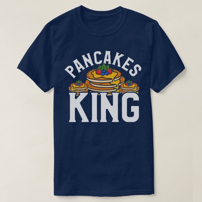 Camiseta Pancakes King (Frente do Design)