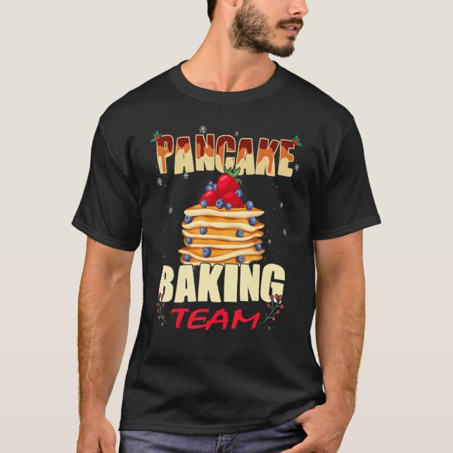 Camiseta Pancakes maker     Christmas Pancake Baking Team (Frente)