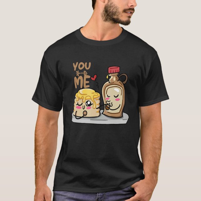 Camiseta Pancakes Pancake Day You and Me Sirup (Frente)
