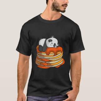Camiseta Pancakes Panda No Waffle Breakfast Flapjack Hotcak
