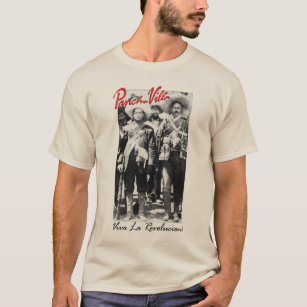 Camiseta Pancho Villa e guerra mexicana de Contreras