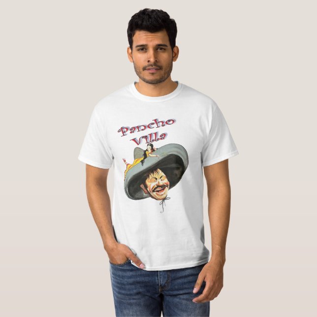 Camiseta Pancho Villa 🔥 General mexicano Herói (Frente Completa)