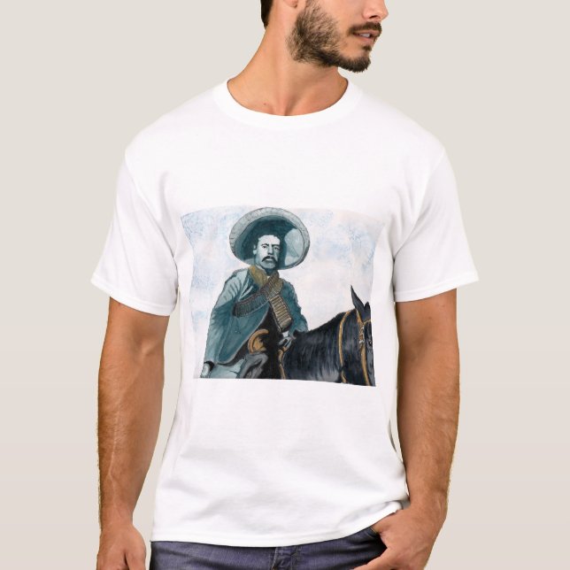 Camiseta Pancho Villa Watercolor (Frente)