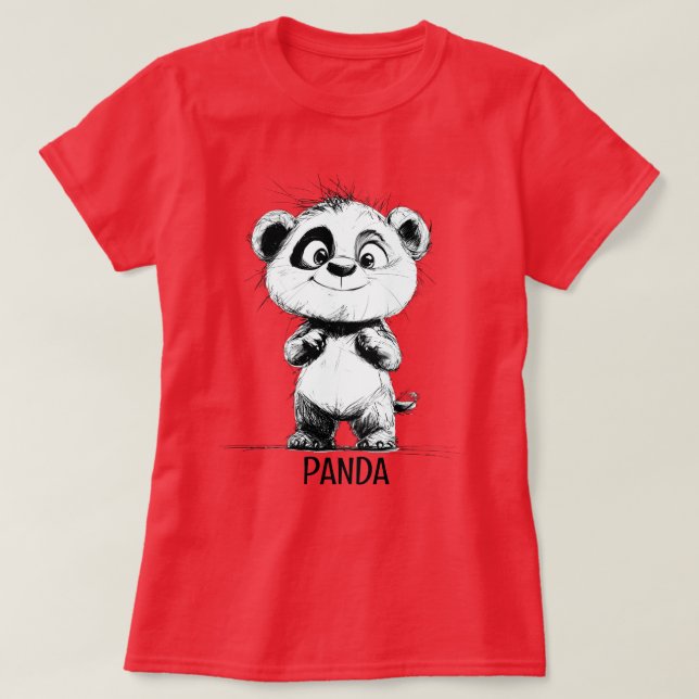 Camiseta Panda (Frente do Design)