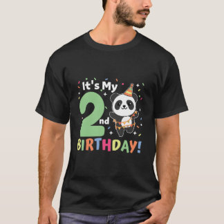Camiseta Panda 2Nd Para Dois Pandas
