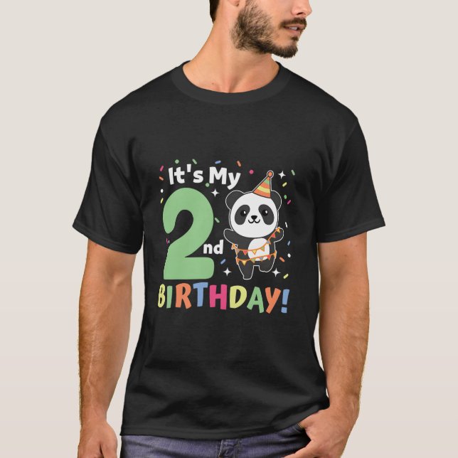Camiseta Panda 2Nd Para Dois Pandas (Frente)