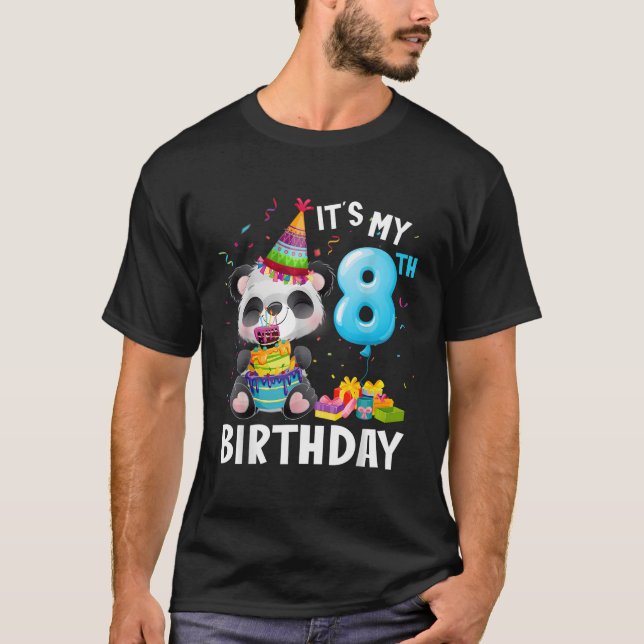 Camiseta Panda 8º Eu Sou 8 Ns (Frente)