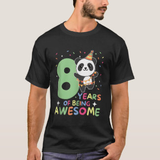 Camiseta Panda 8º por Oito Pandas