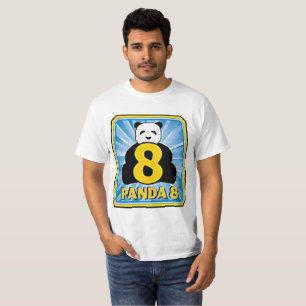 Camiseta panda 8 da bacará do ez