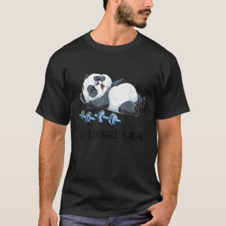 Camiseta Panda A Luta É A Malhação G