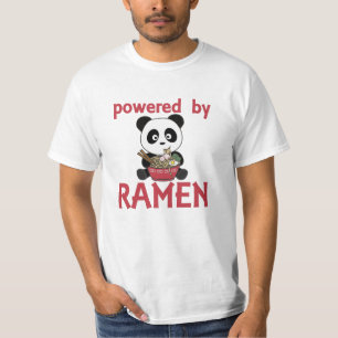 Camiseta Panda Acionada Por Ramen Sweet Kawaii Noodle Panda