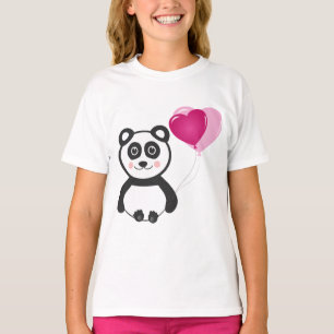 Camiseta Panda alegre