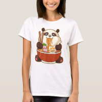 PANDA ALIMENTADA POR RAMEN | Fat Panda Comendo Ram