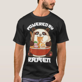 Camiseta PANDA ALIMENTADA POR RAMEN | Kawaii Panda Comendo 