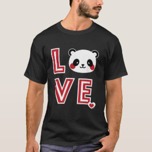 Camiseta Panda Ama Panda Para