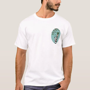 Camiseta Panda Amante de Plantas