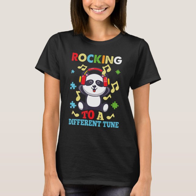 Camiseta Panda Atropelando A Uma Sensibilização Diferente D (Frente)
