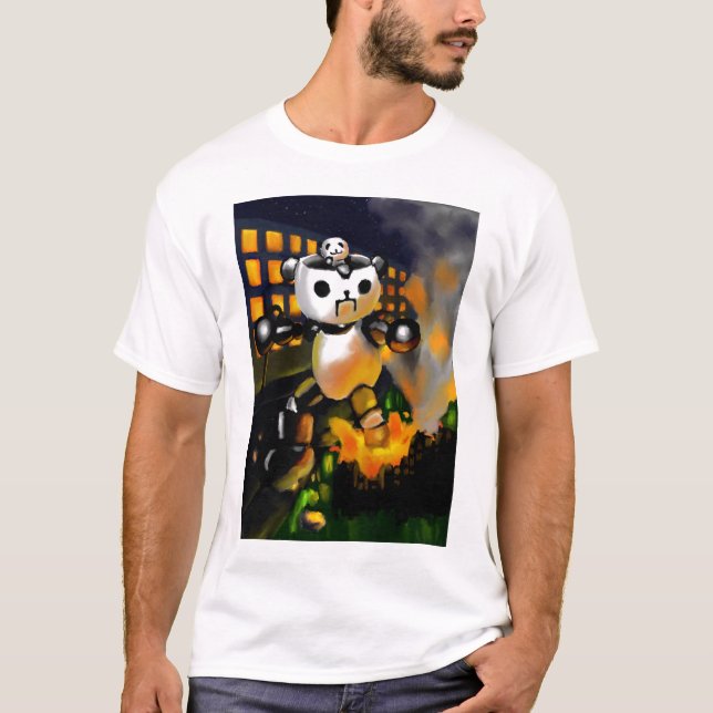 Camiseta Panda Attack3 (Frente)