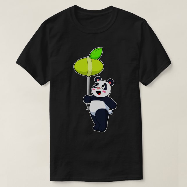 Camiseta Panda Balloon (Frente do Design)