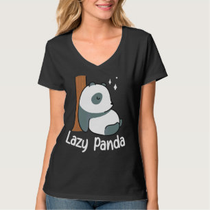 Camiseta Panda Bamboo Panda Cute Urso Panda preguiçoso