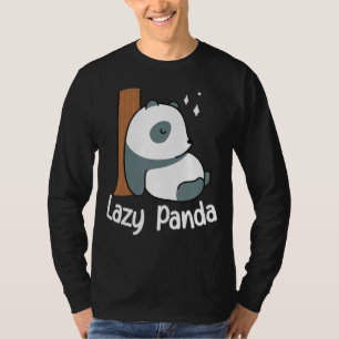 Camiseta Panda Bamboo Panda Cute Urso Panda preguiçoso
