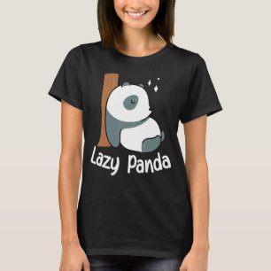 Camiseta Panda Bamboo Panda Cute Urso Panda preguiçoso