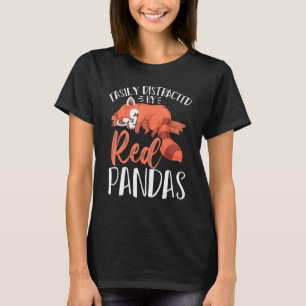 Camiseta Panda Bear Animais Bons Crianças Red Panda