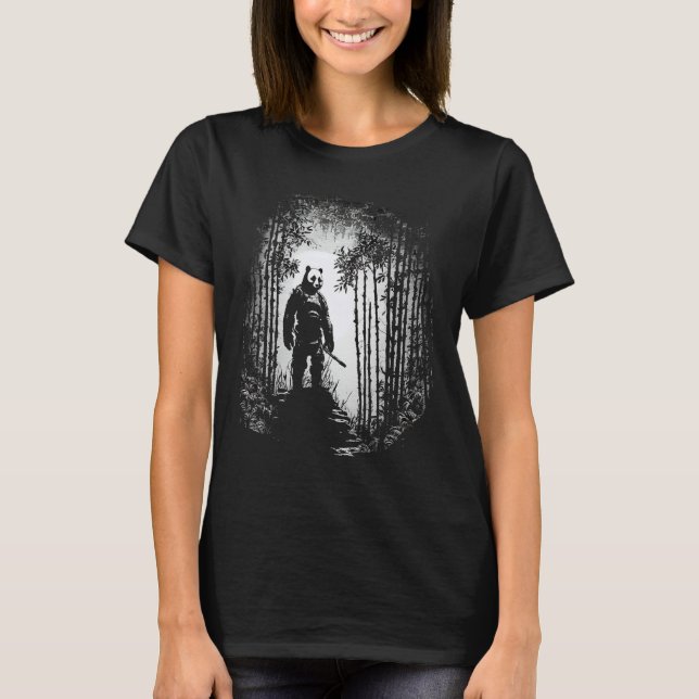 Camiseta Panda Bear Animal Art Panda 1 (Frente)
