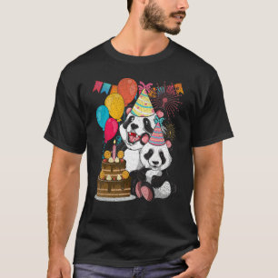Camiseta Panda Bear Bela Bela Animais de Aniversário de cri