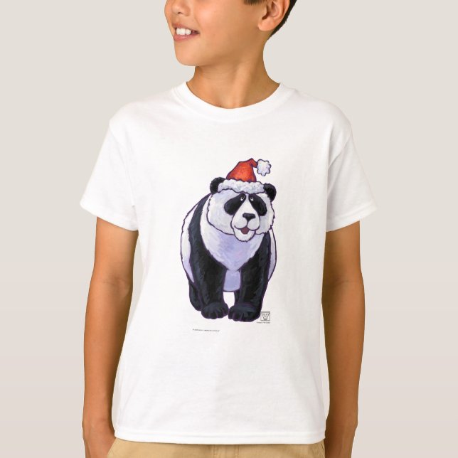 Camiseta Panda Bear Christmas (Frente)
