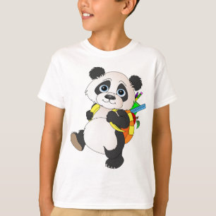 Camiseta Panda Bear com mochila