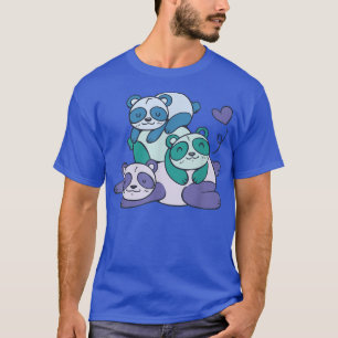 Camiseta Panda Bear Cute Dormindo