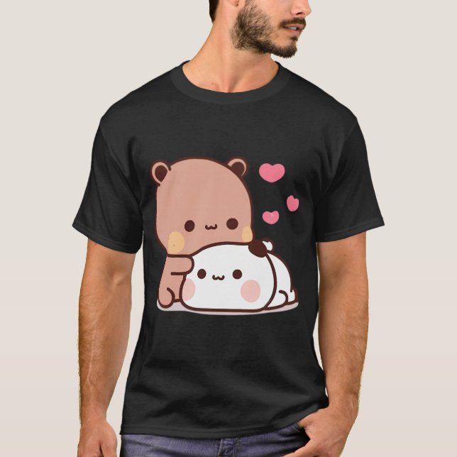Camiseta Panda Bear E Brownie True Love Bubu Dudu Casal (Frente)