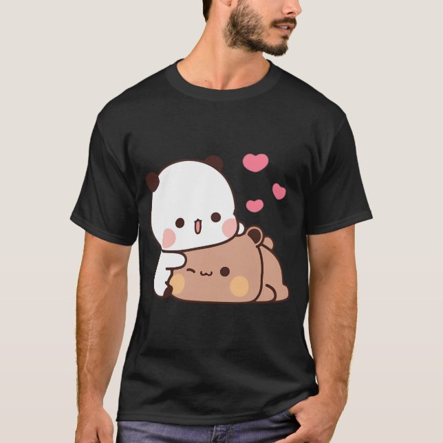 Camiseta Panda Bear E Brownie True Love Bubu Dudu Casal (Frente)