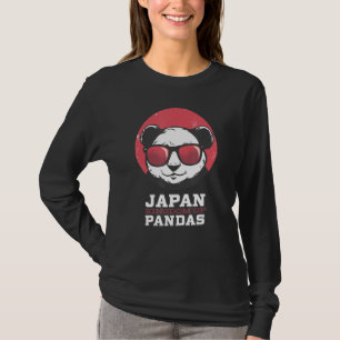 Camiseta Panda Bear Japão Citação de óculos de sol Cute Ani
