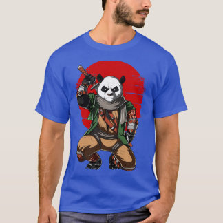 Camiseta Panda Bear Ninja Samurai