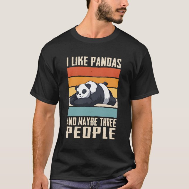 Camiseta Panda Bear Pandas Animal (Frente)