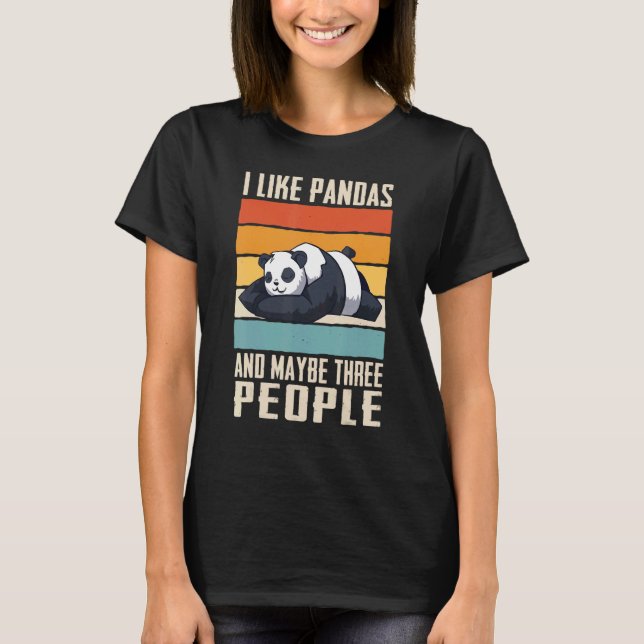 Camiseta Panda Bear Pandas Animal (Frente)