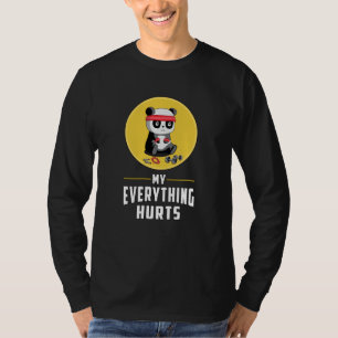 Camiseta Panda Bear Pandas Cute Animal Paw Ideia Dotada