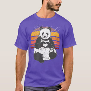 Camiseta Panda Bear Paw Love Fan Zoo Retro Men Women Kids 