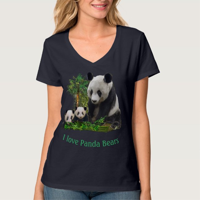 Camiseta Panda Bears (Frente)