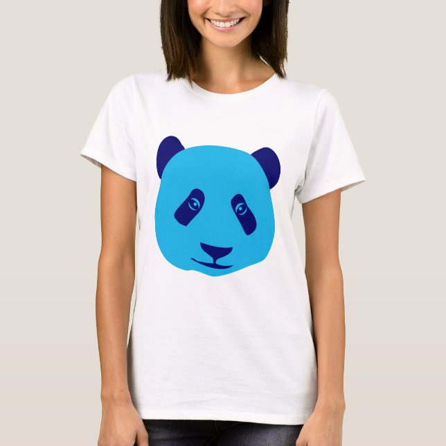 Camiseta Panda Blue (Frente)
