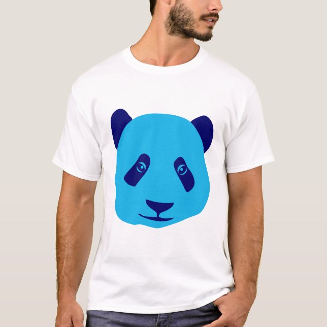 Camiseta Panda Blue (Frente)