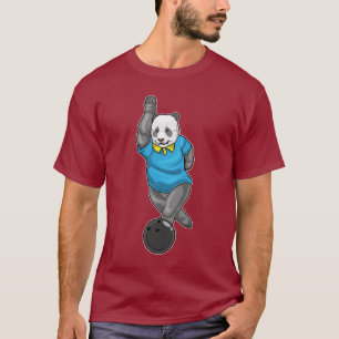 Camiseta Panda Boliche Bola de boliche